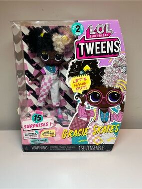 L.O.L. Surprise! Tweens Gracie Skates Doll - Black & Pink & White